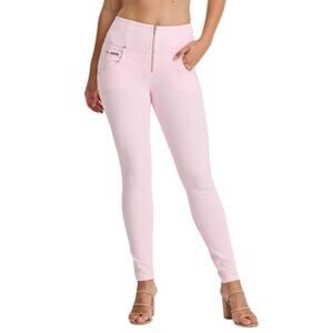 Freddy WR.UP Snug Jeans High Waisted 7/8 Length Baby Pink Butt Shaping Jeans